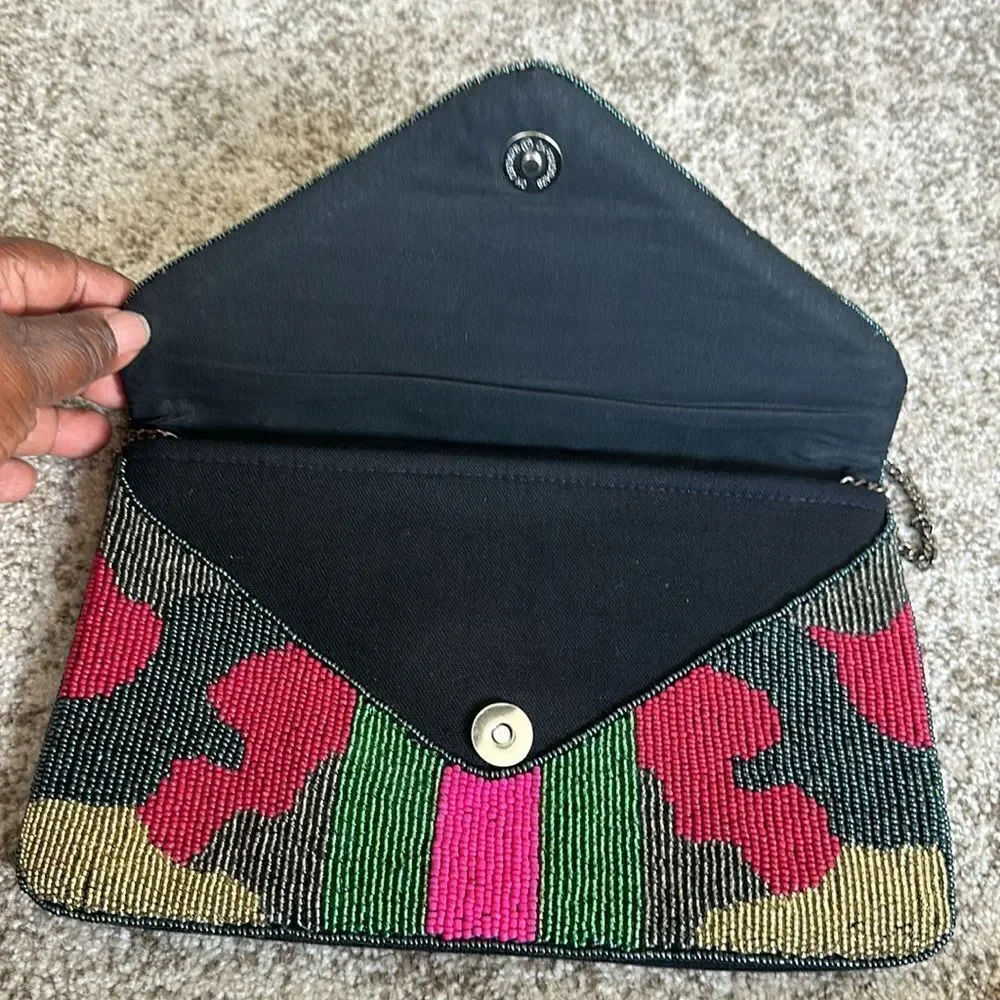 LA CHIC Designs Beaded Bag